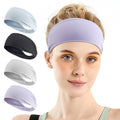 Premium Wide Sweat Wicking Sports Headband For Fitness And Yoga