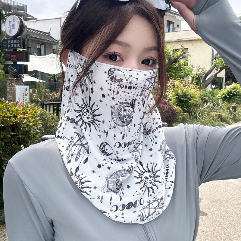 Premium UV Protection Breathable Outdoor Cooling Sun Face Mask