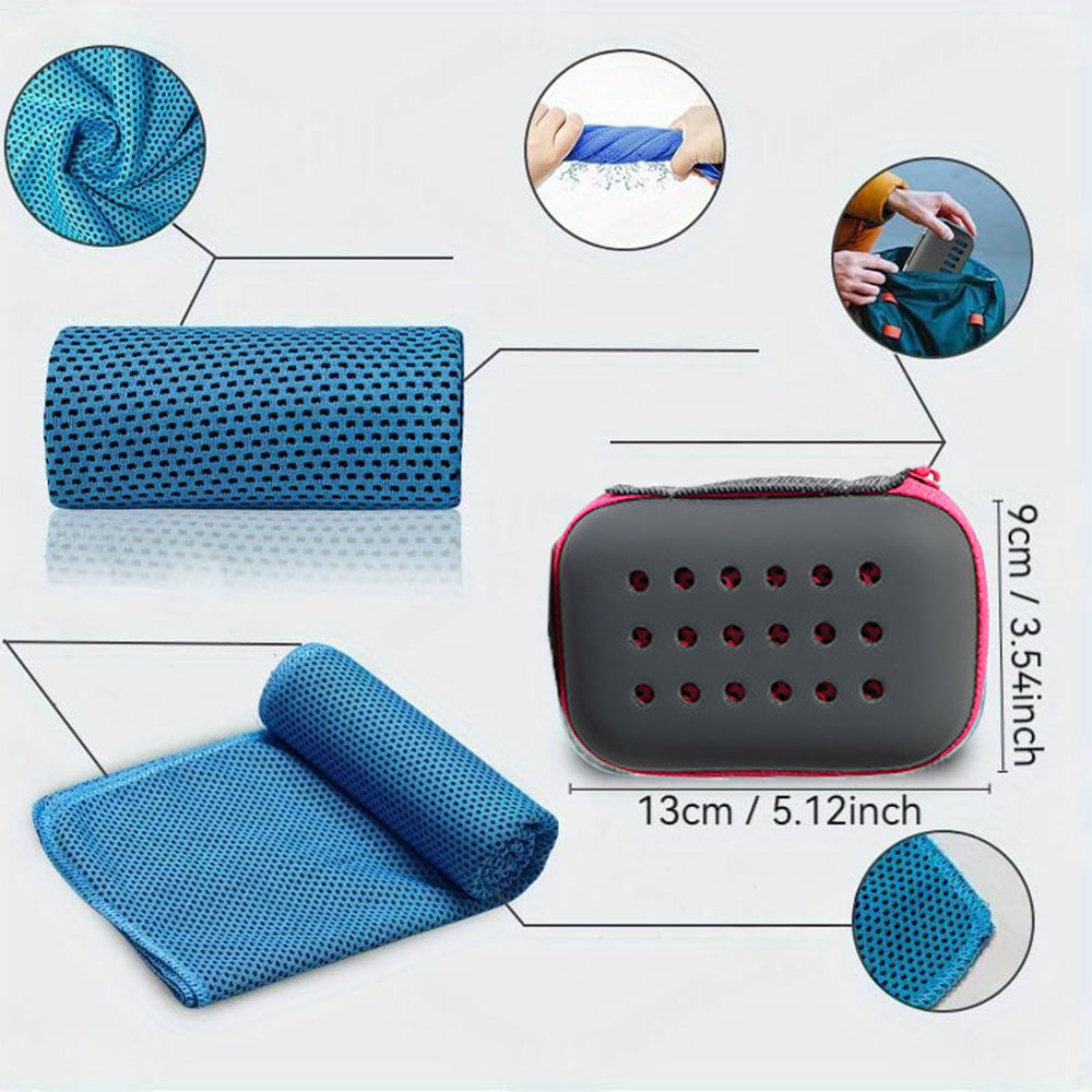 Instant Cooling Sports Towel For Gym Workouts And Yoga