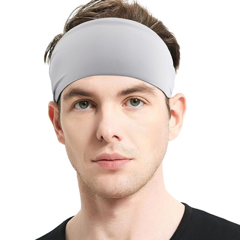 Premium Wide Sweat Wicking Sports Headband For Fitness And Yoga
