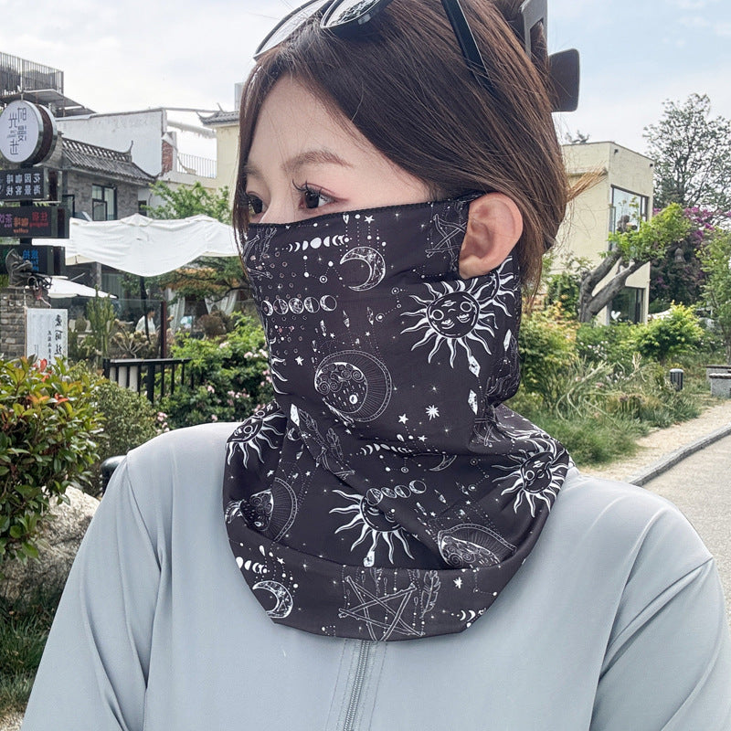 Premium UV Protection Breathable Outdoor Cooling Sun Face Mask