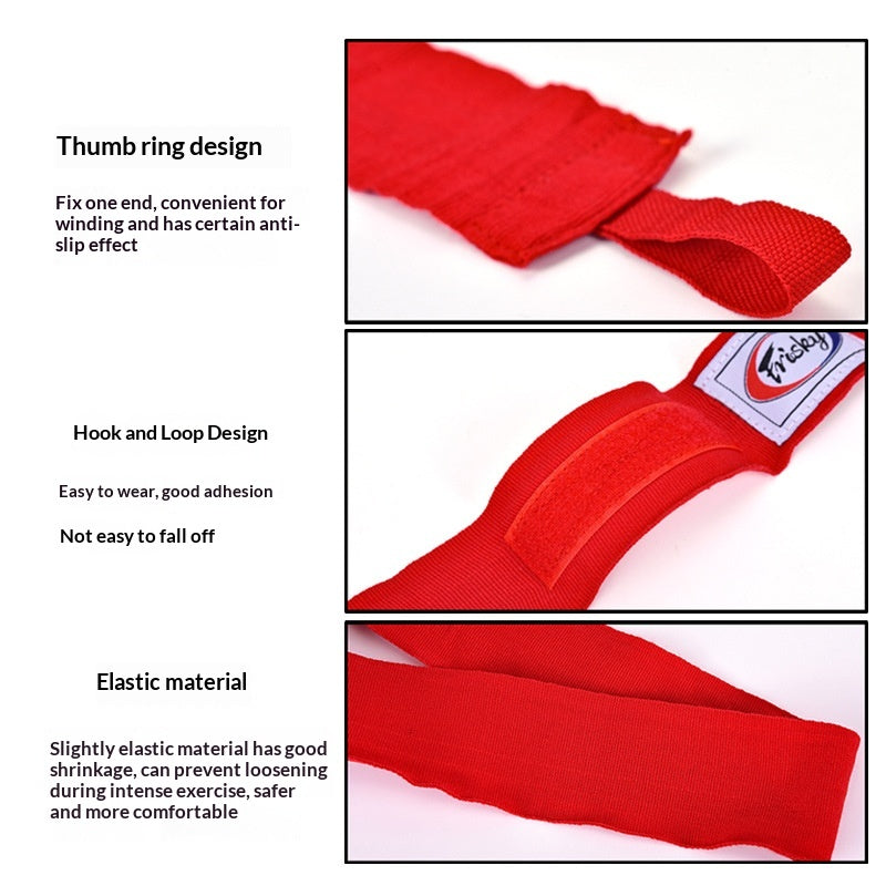 Semi Elastic Sports Boxing Hand Wraps For Maximum Protection