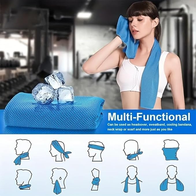 Instant Cooling Sports Towel For Gym Workouts And Yoga