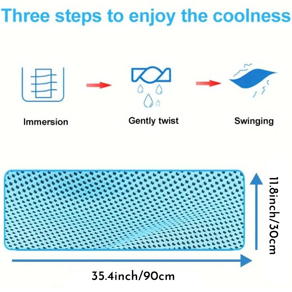 Instant Cooling Sports Towel For Gym Workouts And Yoga