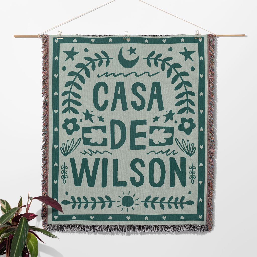 Premium 100% Cotton Woven Family Blanket