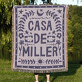 Premium 100% Cotton Woven Family Blanket