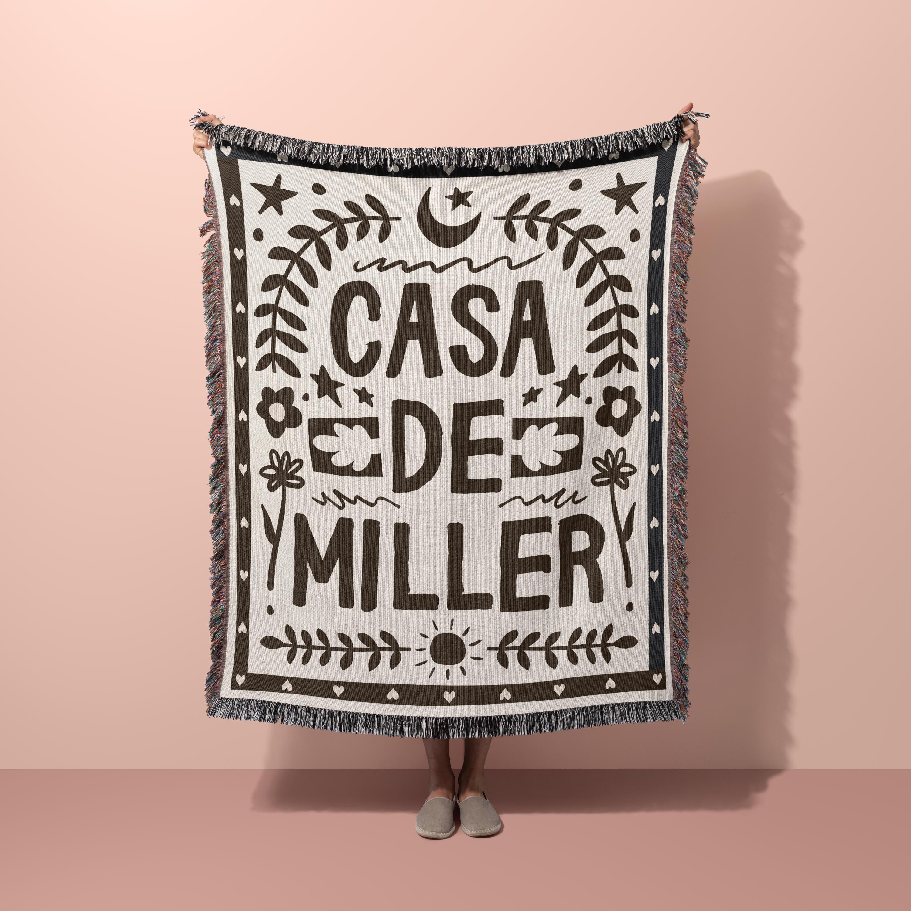 Premium 100% Cotton Woven Family Blanket