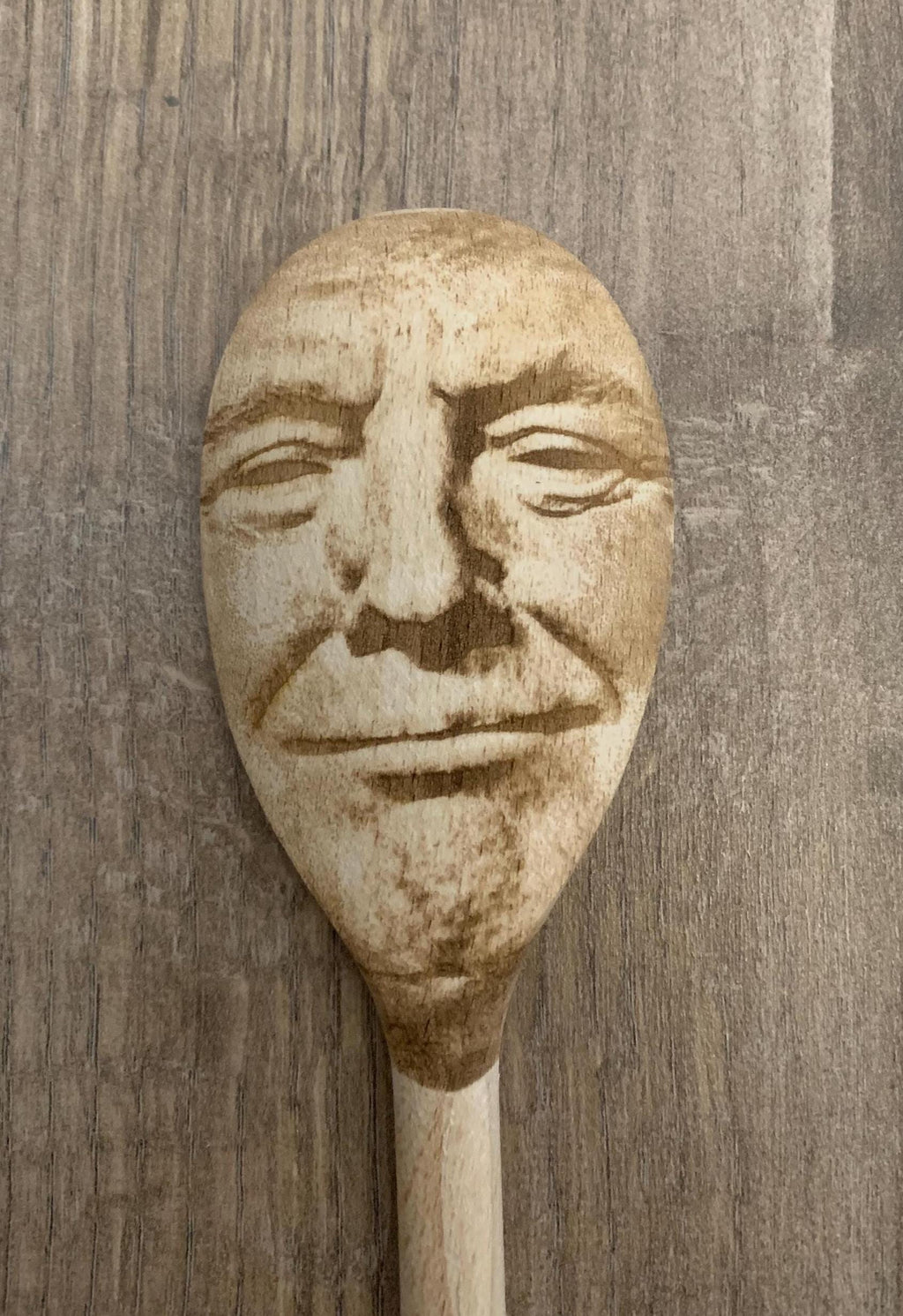 Personalized Custom Face Photo Wooden Spoon Gift