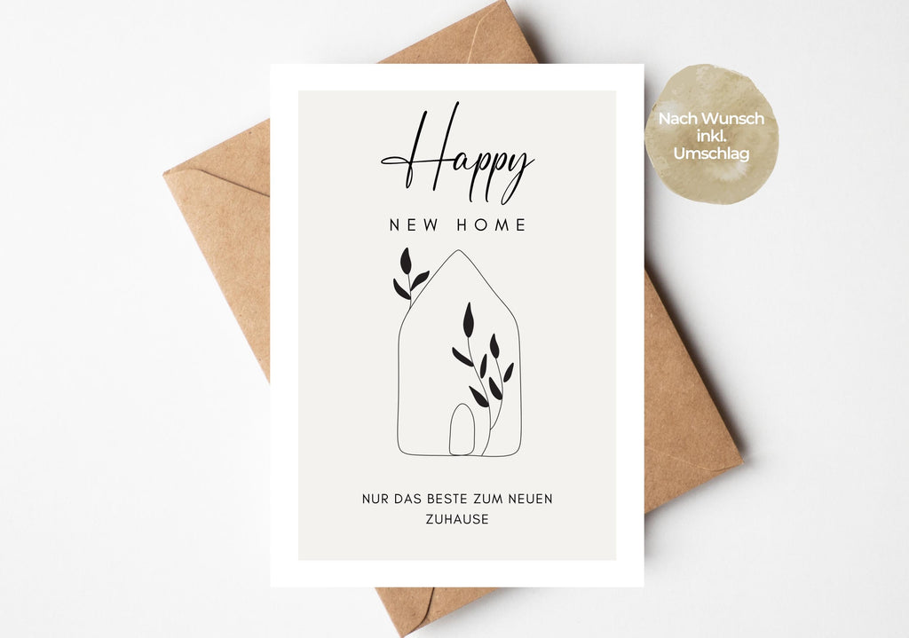 Premium German Housewarming Greeting Card