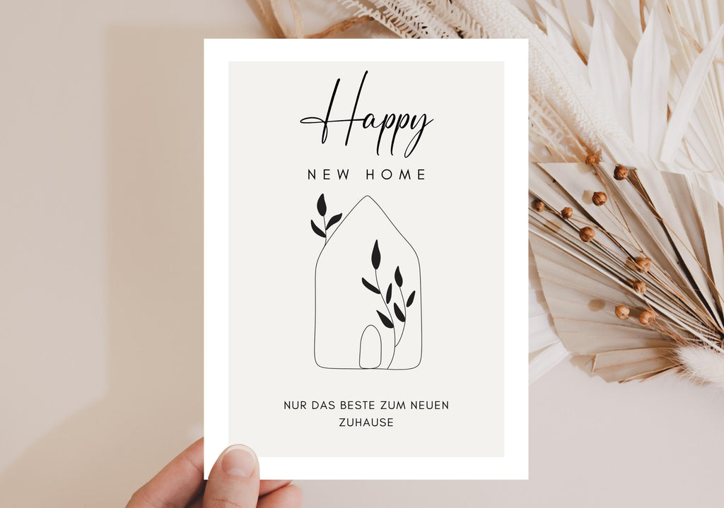Premium German Housewarming Greeting Card